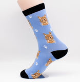 Orange Tabby Cat Breed Novelty Socks