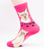 Tonkinese Socks Cat Breed Foozy Novelty Socks