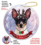 Toy Fox Terrier Howliday Dog Christmas Ornament