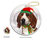 Treeing Walker Coonhound Howliday Dog Christmas Ornament