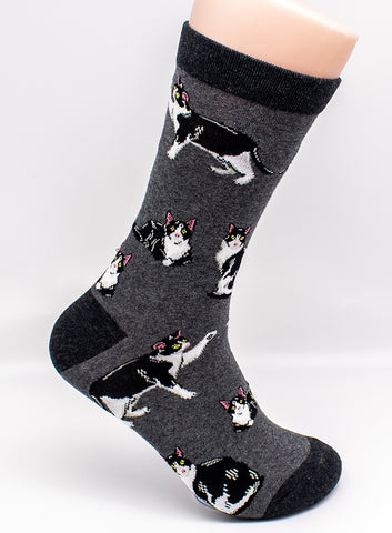 Tuxedo Cat Breed Novelty Socks