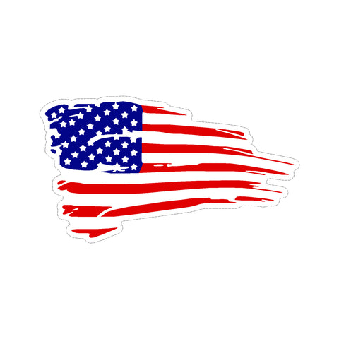 US American Flag Vinyl Car Sticker