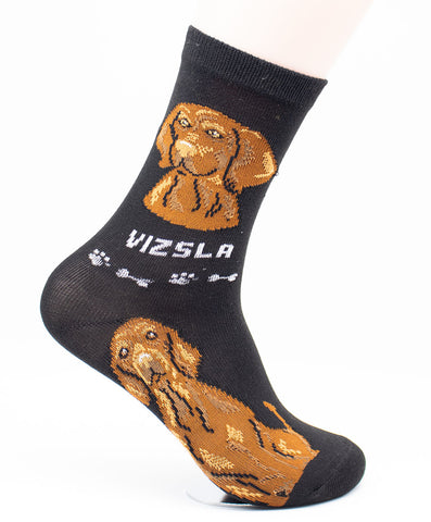 Vizsla Socks Dog Breed Foozy Novelty Socks