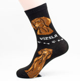 Vizsla Socks Dog Breed Foozy Novelty Socks