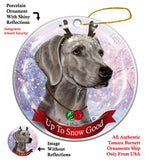 Weimaraner Howliday Dog Christmas Ornament