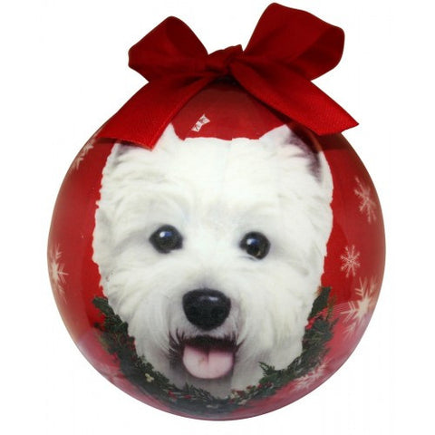 West Highland Terrier Westie Shatterproof Dog Breed Christmas Ornament