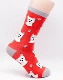 West Highland Terrier Westie Dog Breed Novelty Socks