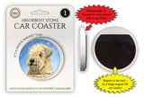 Wheaten Magnetic Car Coaster