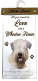 Soft Coated Wheaten Dish Towel