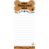 Who Rescued Who List Stationery Notepad