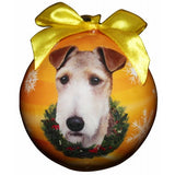 Wire Fox Terrier Shatterproof Dog Breed Christmas Ornament