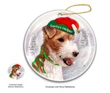 Wirehaired Fox Terrier Howliday Dog Christmas Ornament