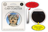 Yorkie Assorted Magnetic Car Coaster