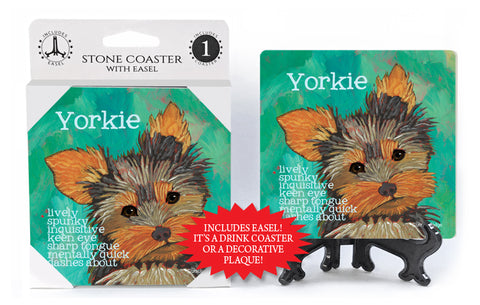 Yorkshire Terrier Yorkie Dog Ursula Dodge Drink Coaster