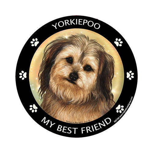 Yorkiepoo My Best Friend Dog Breed Magnet