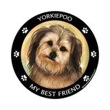 Yorkiepoo My Best Friend Dog Breed Magnet