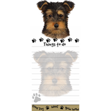 Yorkshire Terrier Puppy Yorkie List Stationery Notepad