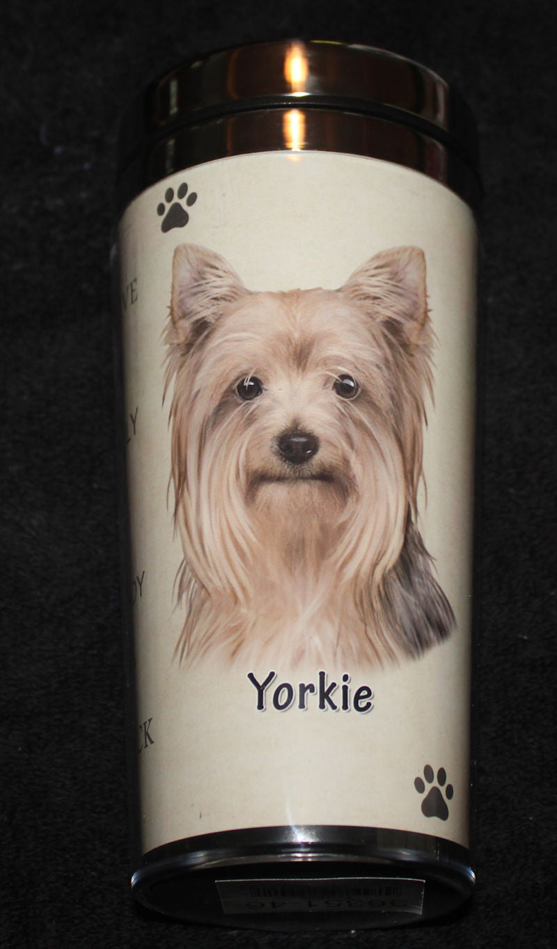 Yorkshire Terrier Yorkie Stainless Steel Travel Tumbler